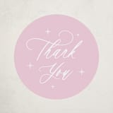 "Discotheque" - Children's Birthday Party Stickers in Blush by Yolanda Mariak Chendak - Front