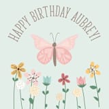 "Summer Soiree" - Children's Birthday Party Stickers in Cornflower by Joanna Griffin - In Use