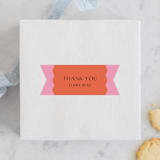 "Scallop" - Children's Birthday Party Stickers in Lollypop by Pati Cascino - Front