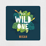 "Wilder" - Children's Birthday Party Stickers in Jungle by Bethany Anderson - Front