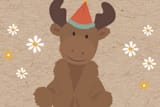 "Teddy Bear Picnic" - Children's Birthday Party Stickers in Sun by Susan Moyal - In Use