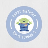 "Disney and Pixar's Lightyear" - Children's Birthday Party Stickers in Bluebell by Sabrin Deirani - In Use