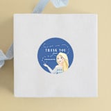"Disney's Frozen Elements" - Children's Birthday Party Stickers in Frost by Sarah Knight - Front