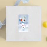 "Disney's Olaf to Party" - Children's Birthday Party Stickers in Periwinkle by Erica Krystek - Front