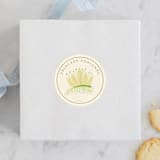 "Disney Princess Tiana's Dress" - Children's Birthday Party Stickers in Southern Cream by Kate Ross - Front
