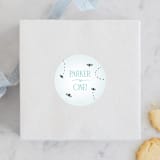 "Disney's Pooh Forest Scene" - Children's Birthday Party Stickers in Sky by Pixel and Hank - Front