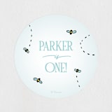 "Disney's Pooh Forest Scene" - Children's Birthday Party Stickers in Sky by Pixel and Hank - In Use