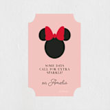 "Disney Simply Minnie Birthday" - Children's Birthday Party Stickers in Strawberry by Julee London - In Use