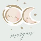 "Birthday Stars" - Children's Birthday Party Stickers in Sky by Lori Wemple - In Use