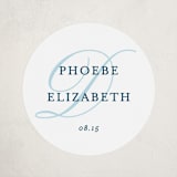 "Empire" - Children's Birthday Party Stickers in Navy by Jennifer Postorino - Front