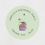 "Disney's Winnie the Pooh in the Wood" - Children's Birthday Party Stickers in Sky by Becky Nimoy - In Use