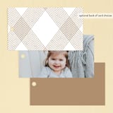 "i am one" - Children's Birthday Party Favor Tags in Goldenrod by Phrosné Barwood - Back of Card Options