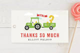 "Party Parade" - Children's Birthday Party Favor Tags in Cream by Michelle Taylor - Front