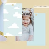 "farm animal friends" - Children's Birthday Party Favor Tags in Robin’s Egg by Jennifer Wick - Back of Card Options