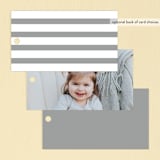 "Onederful" - Children's Birthday Party Favor Tags in Cloud by Susan Asbill - Back of Card Options