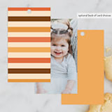 "Wild Lion" - Children's Birthday Party Favor Tags in Sand by Kacey Kendrick Wagner - Back of Card Options