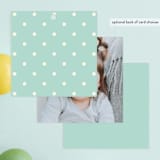 "Woodland Celebration" - Children's Birthday Party Favor Tags in Robin's Egg by Karidy Walker - Back of Card Options
