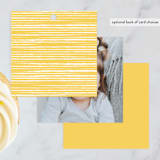 "Wild One" - Children's Birthday Party Favor Tags in Dandelion by Lisa Cersovsky - Back of Card Options