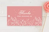 "floral five" - Children's Birthday Party Favor Tags in Petal by Anastasia Makarova - Front