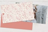 "floral five" - Children's Birthday Party Favor Tags in Petal by Anastasia Makarova - Back of Card Options