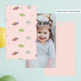 "Gingerbread House" - Children's Birthday Party Favor Tags in Gumdrop by Annie Holmquist - Back of Card Options