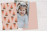 "Watermelon" - Children's Birthday Party Favor Tags in Punch by Morgan Kendall - Back of Card Options