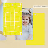"Soccer" - Children's Birthday Party Favor Tags in Sunshine by Kate Ahn - Back of Card Options
