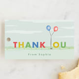 "Park Party" - Children's Birthday Party Favor Tags in Carnival by Tatiana Nogueiras - Front