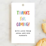 "Confetti Sprinkle" - Children's Birthday Party Favor Tags in Gumdrops by Up Up Creative - Front