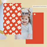 "Let's get groovy" - Children's Birthday Party Favor Tags in Rose by Hudson meet Rose - Back of Card Options