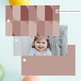 "Made it" - Children's Birthday Party Favor Tags in Blush by Adelyn T. - Back of Card Options