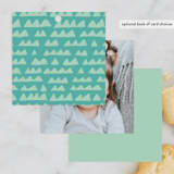 "PALpaca" - Children's Birthday Party Favor Tags in Aqua by Jessie Steury - Back of Card Options