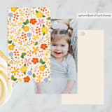 "little wildflower" - Children's Birthday Party Favor Tags in Vibrant by Ellen Schlegelmilch - Back of Card Options