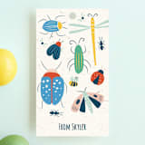 "Buzzing Birthday" - Children's Birthday Party Favor Tags in Dragonfly by Kiersten Garner - Front