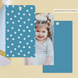 "pawty time" - Children's Birthday Party Favor Tags in Sky by Karidy Walker - Back of Card Options