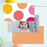 "The Big One" - Children's Birthday Party Favor Tags in Rose by Baumbirdy - Back of Card Options