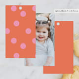 "Magic" - Children's Birthday Party Favor Tags in Melon by Lori Wemple - Back of Card Options
