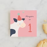 "barnyard fun" - Children's Birthday Party Favor Tags in Barn by peetie design - Front