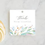 "fairy frame" - Children's Birthday Party Favor Tags in Mint by Anastasia Makarova - Front
