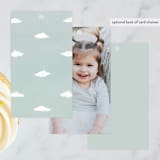 "Calm Winter" - Children's Birthday Party Favor Tags in Frost by Adelyn T. - Back of Card Options