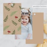 "Disney's Bambi Our Deerest" - Children's Birthday Party Favor Tags in Fawn by Hudson meet Rose - Back of Card Options