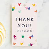 "Disney's Mickey Confetti" - Children's Birthday Party Favor Tags in Bold by Ellen Schlegelmilch - Front