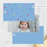 "Disney's Happy Mickey & Friends" - Children's Birthday Party Favor Tags in Sky by peetie design - Back of Card Options