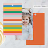 "Vibrant Disney Mickey" - Children's Birthday Party Favor Tags in Bold by Ellen Schlegelmilch - Back of Card Options