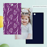 "Disney's Alice In Wonderland Garden" - Children's Birthday Party Favor Tags in Midnight by Lehan Veenker - Back of Card Options