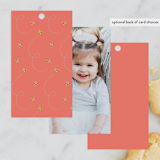 "Disney's Pooh Bear Birthday" - Children's Birthday Party Favor Tags in Clay by Itsy Belle Studio - Back of Card Options