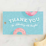 "Cool Pool Party" - Children's Birthday Party Favor Tags in Coral by Lisa McLean - Front