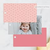 "Cool Pool Party" - Children's Birthday Party Favor Tags in Coral by Lisa McLean - Back of Card Options