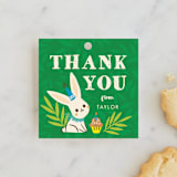 "Woodland Birthday" - Children's Birthday Party Favor Tags in Sky by Vivian Yiwing - Front