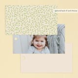 "Barnyard noises" - Children's Birthday Party Favor Tags in Cotton by Creo Study - Back of Card Options
